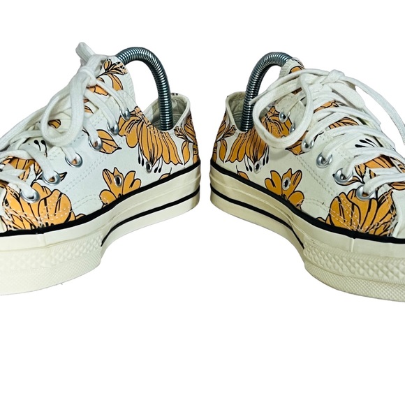 Converse Women's Chuck 70 Low "Vintage Floral " Egret/Sunflower 568375C … - Picture 7 of 12